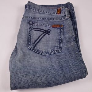 7 For All Mankind Womens Jeans Dojo Size 29 Denim
